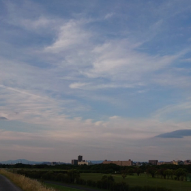 simplog最後の夕空は動画での画像