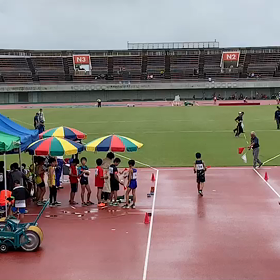 男子ジャベリックボール投げ(後ろから)①の画像