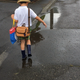 水たまりの画像