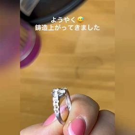 リング鋳造上りの画像