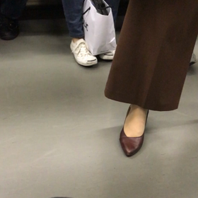 昨日の帰りの電車内。の画像