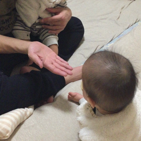 ＊ 弟の はい どうぞ ＊の画像