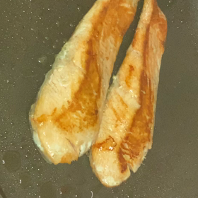 鮭を焼きましたーの画像