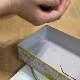 くろまめの体重測定の画像