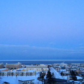 流氷初日のレポの画像
