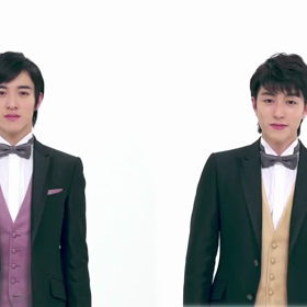 上遠野太洸さんと稲葉友さんのイケメン２人のCMの画像