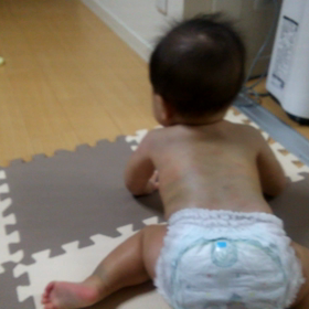 ずりばい前進（7m16d）の画像