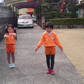 ２重跳びの画像