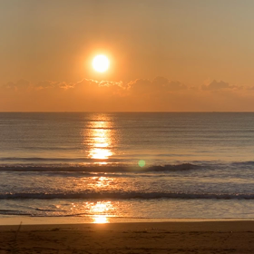 3月14日千葉北、東浪見の朝の波の画像