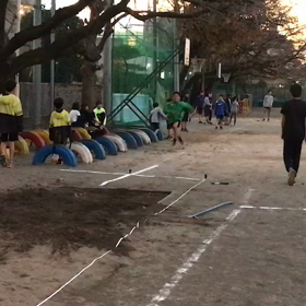川越小練習(走り幅跳び)砂場②の画像