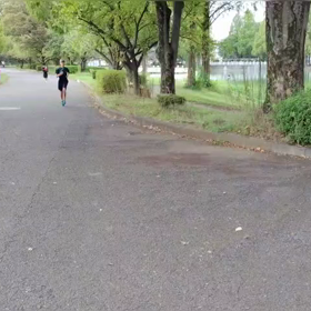 ミニ駅伝（中間点付近）①の画像