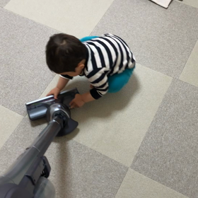 掃除機大好き！の画像