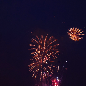 天神祭奉納花火①試し録り。の画像