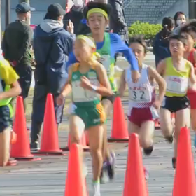 折り返し前後 タイムトライアル男子の部①の画像