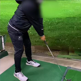 バックスイングの改善の画像