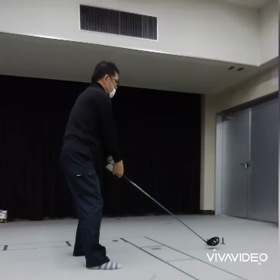 ドライバー素振りだけの画像