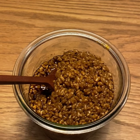 玄米麹でしょう油麹作りの画像