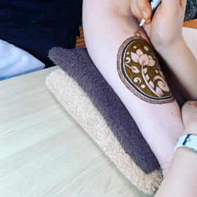 ✜ Henna art donation…✜20.9.17の画像