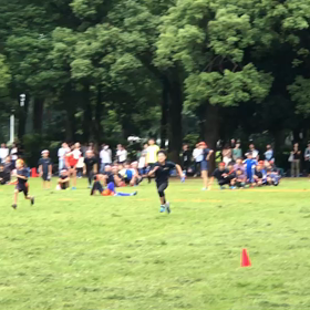 10色リレー 黄緑チーム側⑪の画像