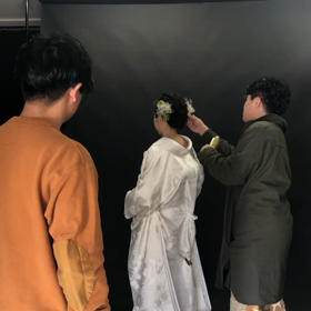 結婚式♡和装の前撮り！の画像