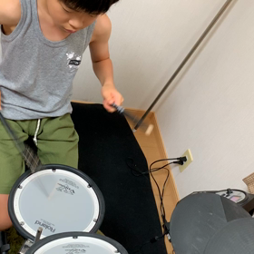 ダブルストローク練習中(動画)の画像