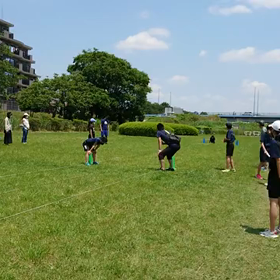 Ｂチームバトン練習25の画像