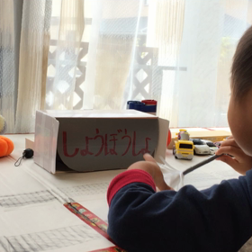 消火活動の画像