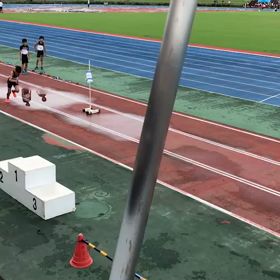 男子走り幅跳び予選②の画像