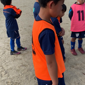 3年生大会　サッカーの試合の画像