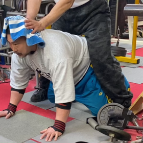 昨日の首のトレーニングからの画像