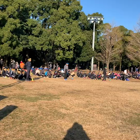 航空公園 10色リレースタートの画像