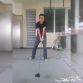 早朝素振りの画像