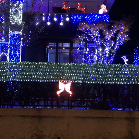 ご近所のイルミネーションの画像