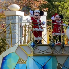 クリスマスのグリパレを最後までお見送り(*´∀｀*)の画像