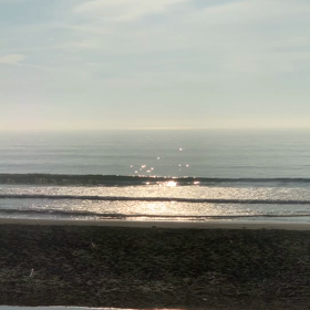 7月19日千葉北、東浪見の朝の波の画像