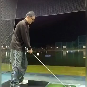 今年初ラウンド前日練習！の画像