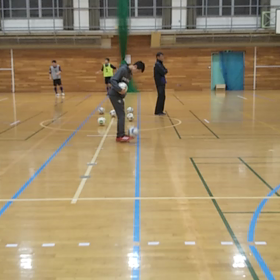 骨折中の見事な⁉️足技。の画像