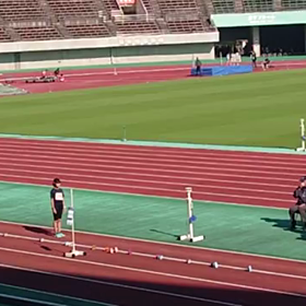 女子走り幅跳び予選⑥の画像