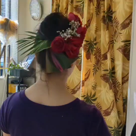 お祝いに頂いたお花で〜の画像