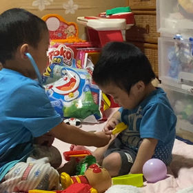 お医者さんごっこの画像