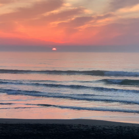 5月6日千葉北、東浪見の朝の波の画像