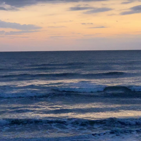 11月13日千葉北、東浪見の朝の波の画像