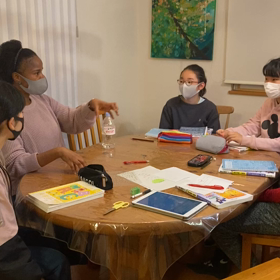 4/5 のSamu 先生の授業風景の画像