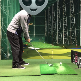 最後の晩餐ならぬ最後の打ち放しの画像