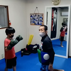 子供も首相撲！タイキック宇治の画像