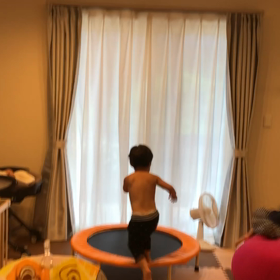 トランポリンの遊び方の画像