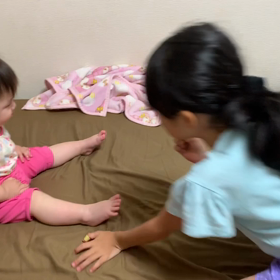 １歳2ヶ月次女、アイスデビュー♡の画像