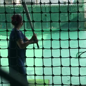 バッティングセンターの画像