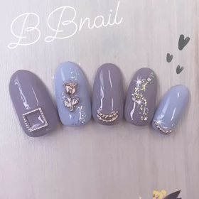 ブルージュネイルの画像