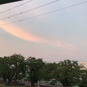 昨日の空の画像
